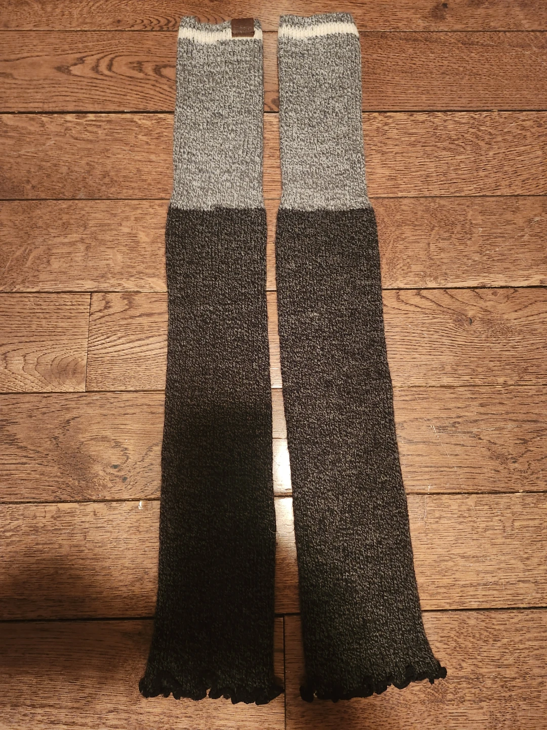 Roots Cabin Socks - Grey/Black