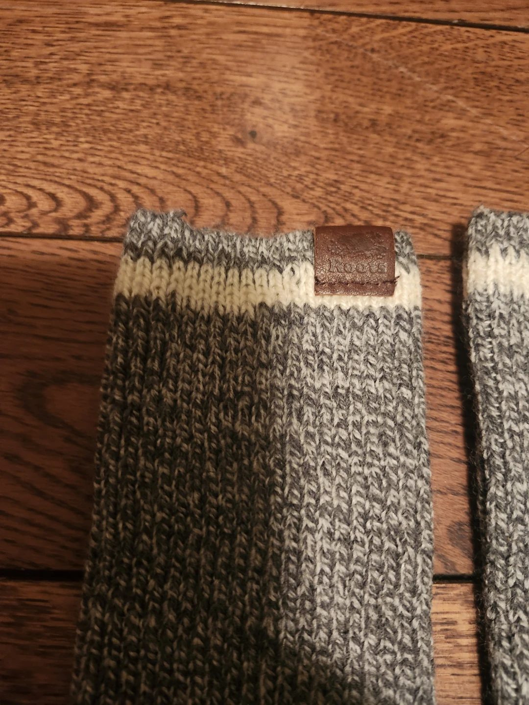 Roots Cabin Socks - Grey/Black - photo 2