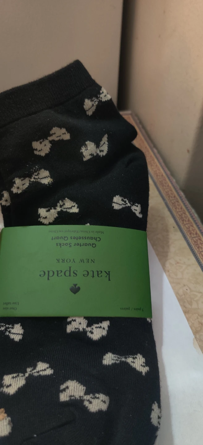 Kate Spade Socks, One Size.2 packs x 3 socks each - photo 5