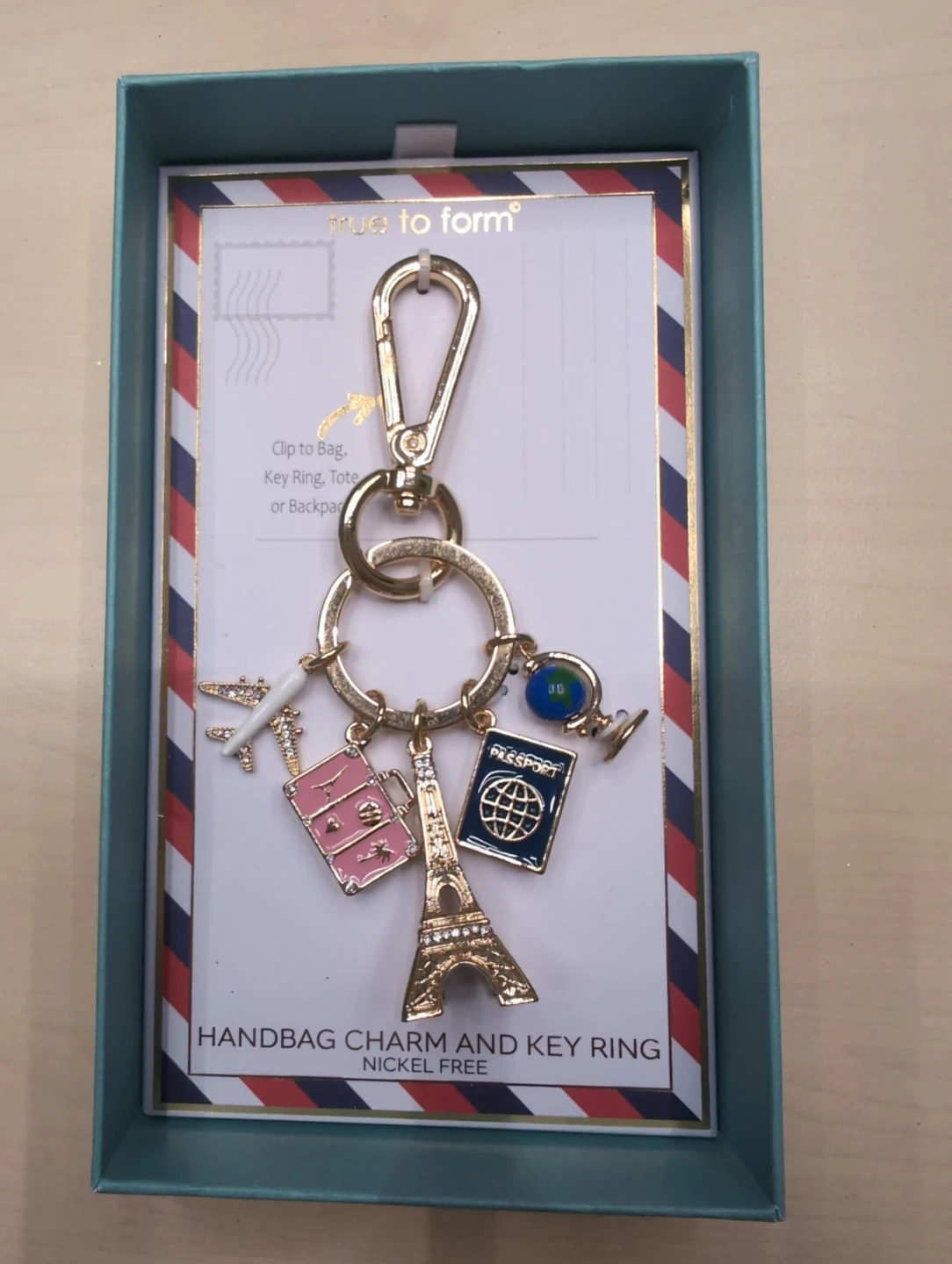True to Form Handbag Charm and Key Ring - photo 2