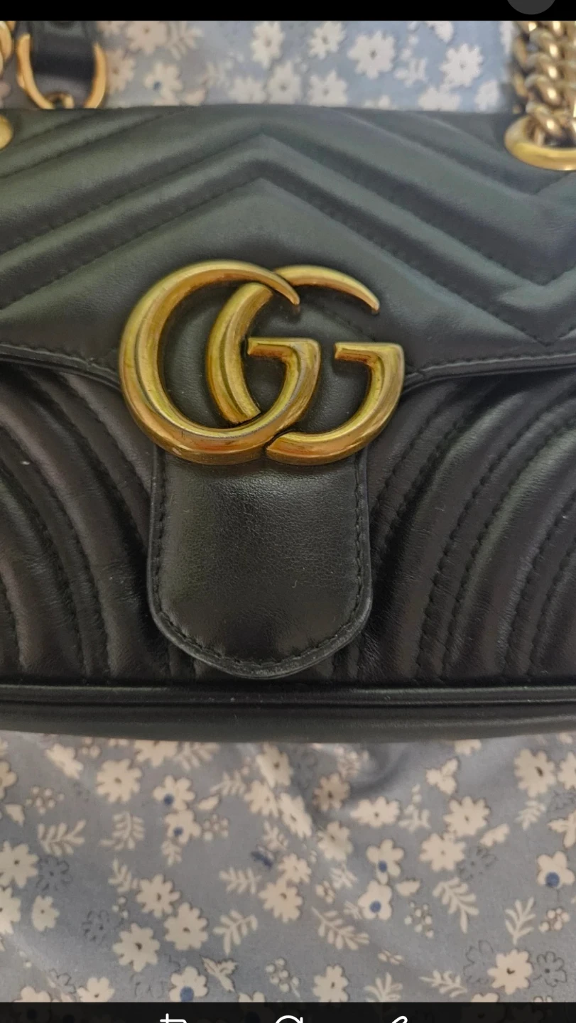 Black Gucci Marmont Shoulder Bag - photo 3