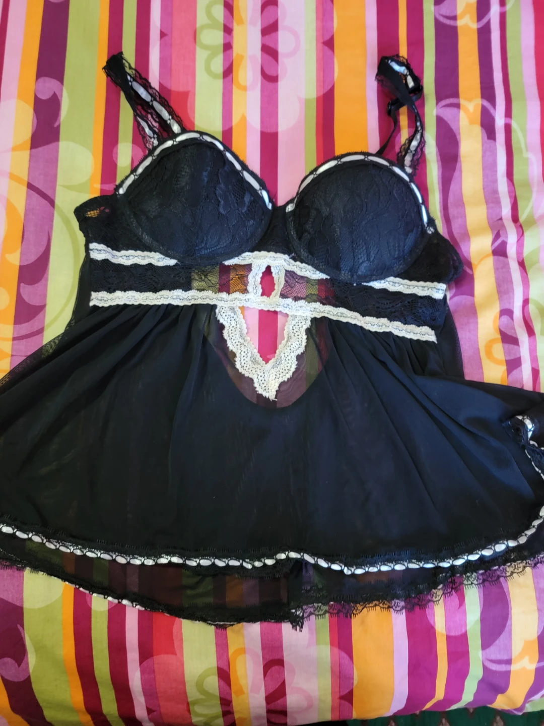 Black Lace Lingerie Set