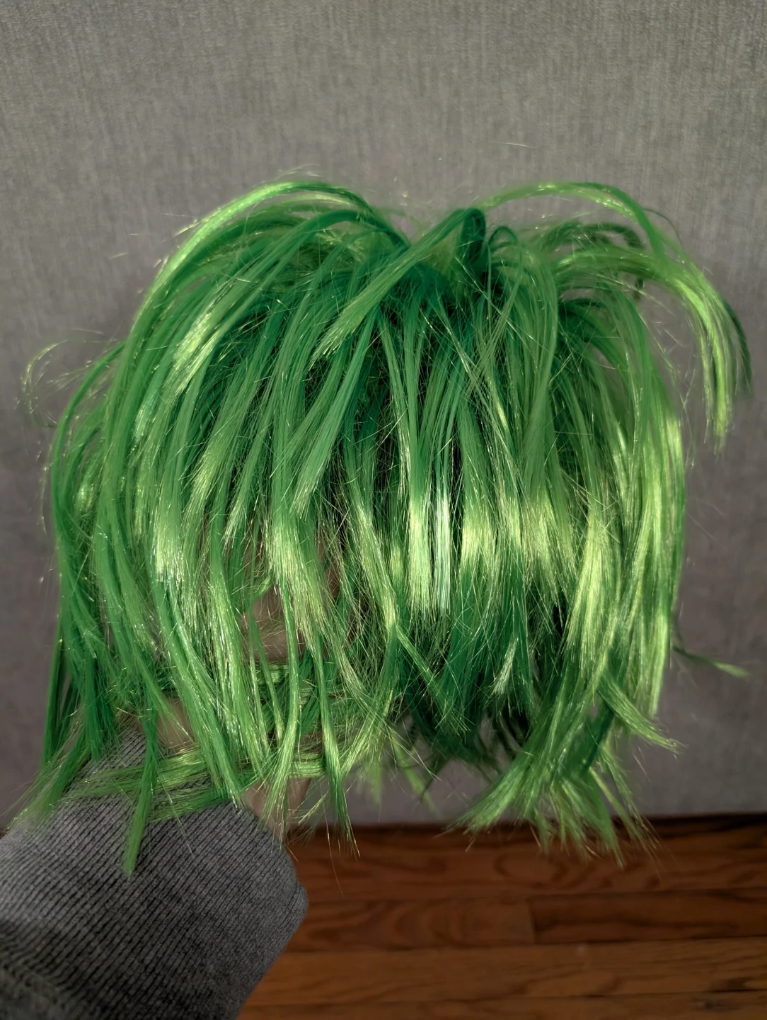 Green Neon Wig