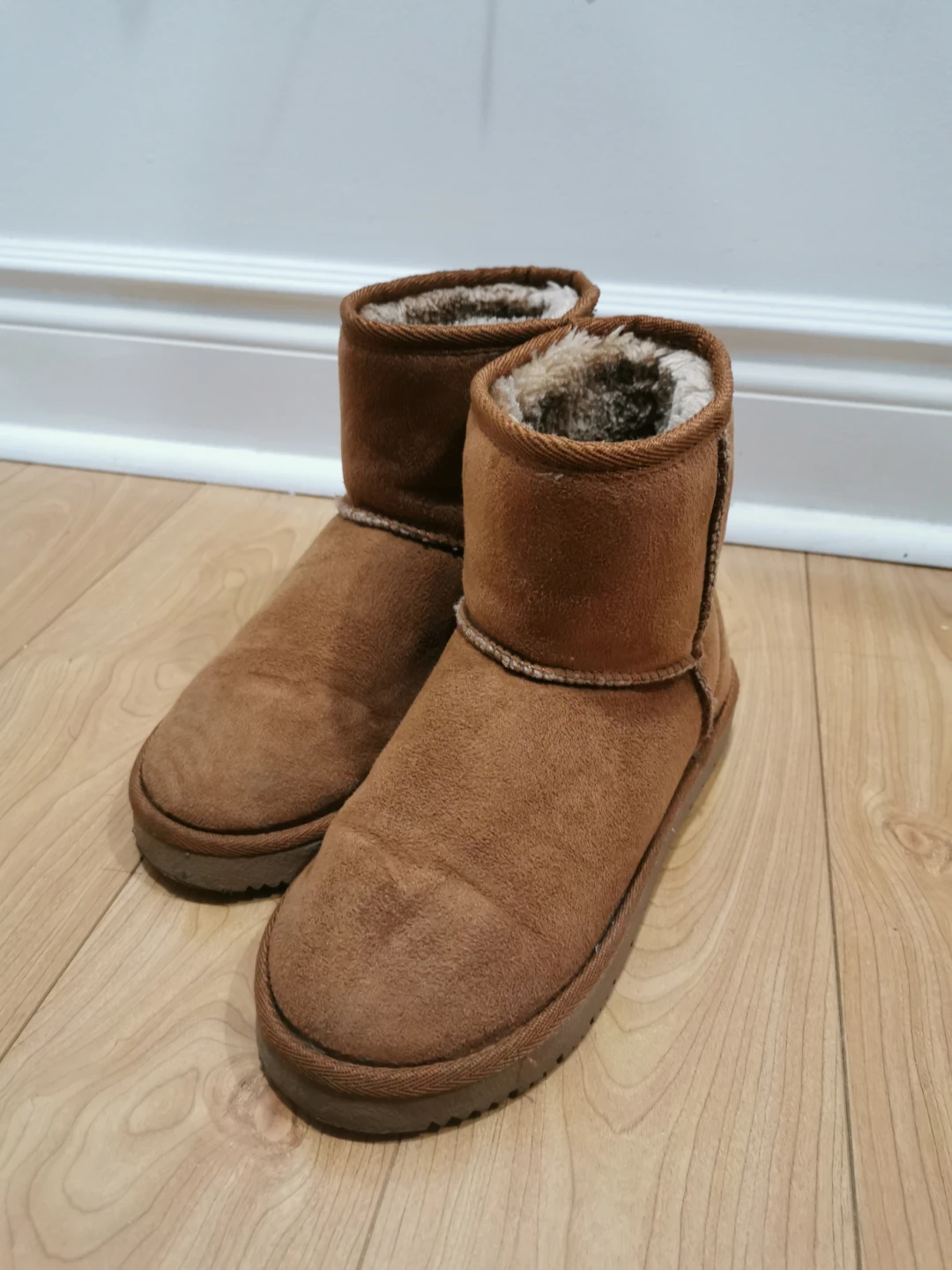 Brown Winter Boots, Size 6