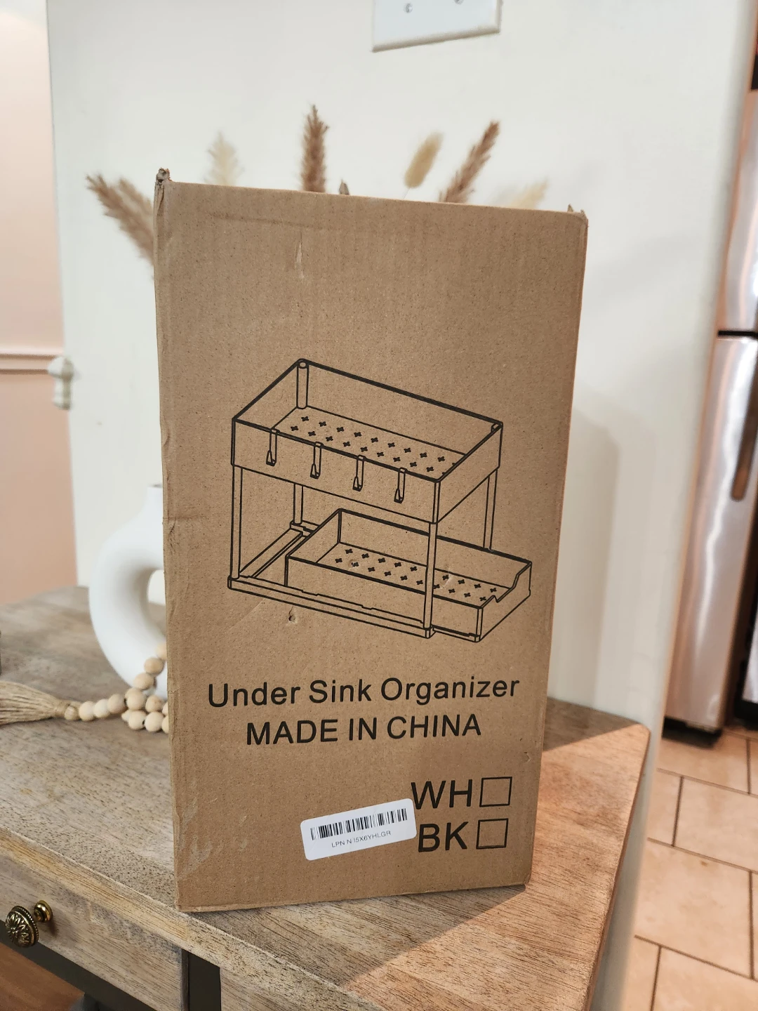 Under Sink 2 tier Organizer - 2 Pack, Black