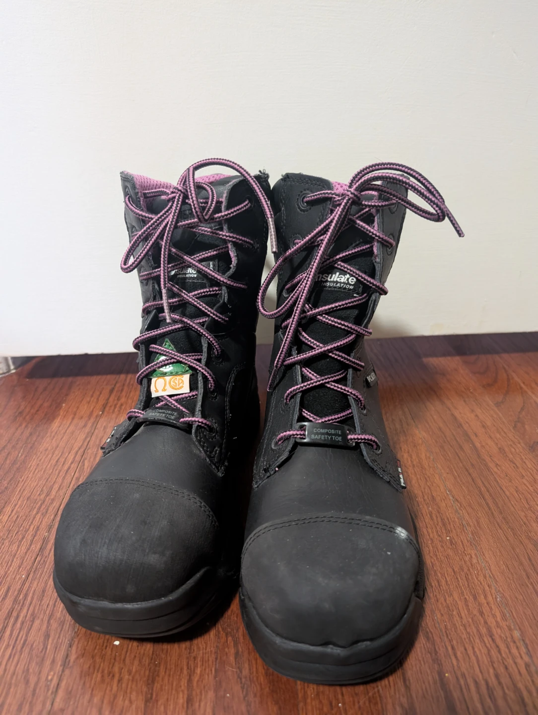 Wolverine Women's 5W Black Work Boots