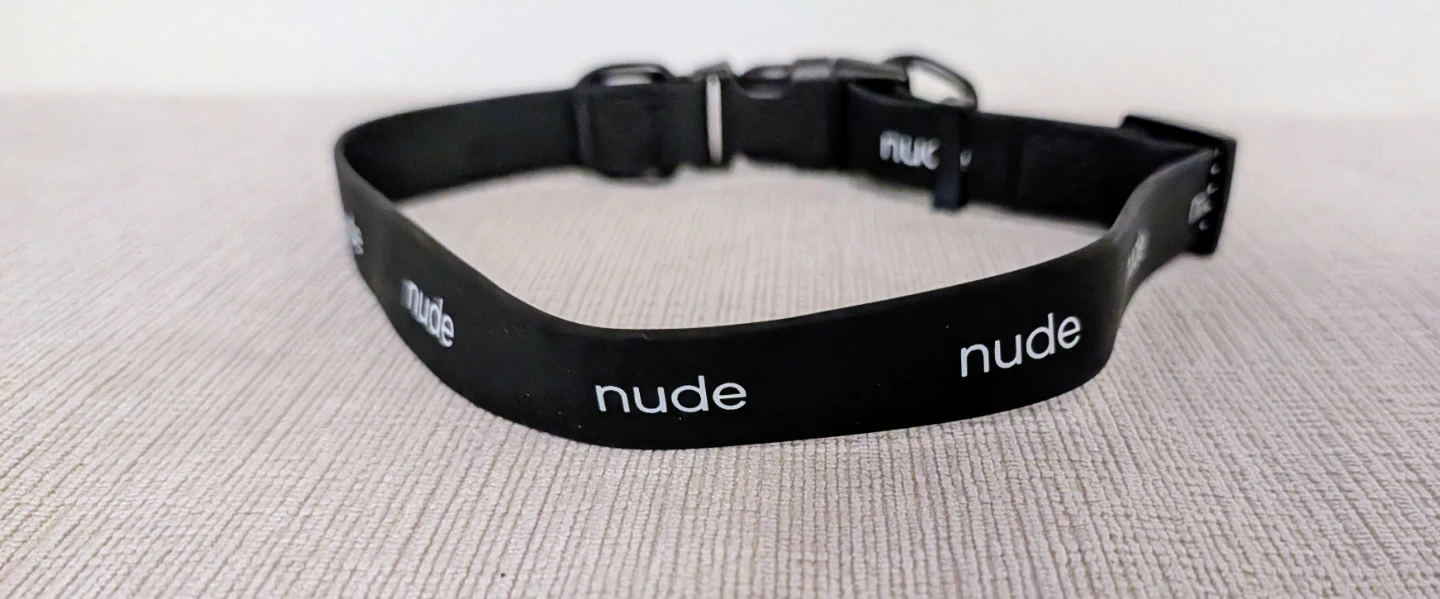 Brand New Nude Brand Black Dog Collar