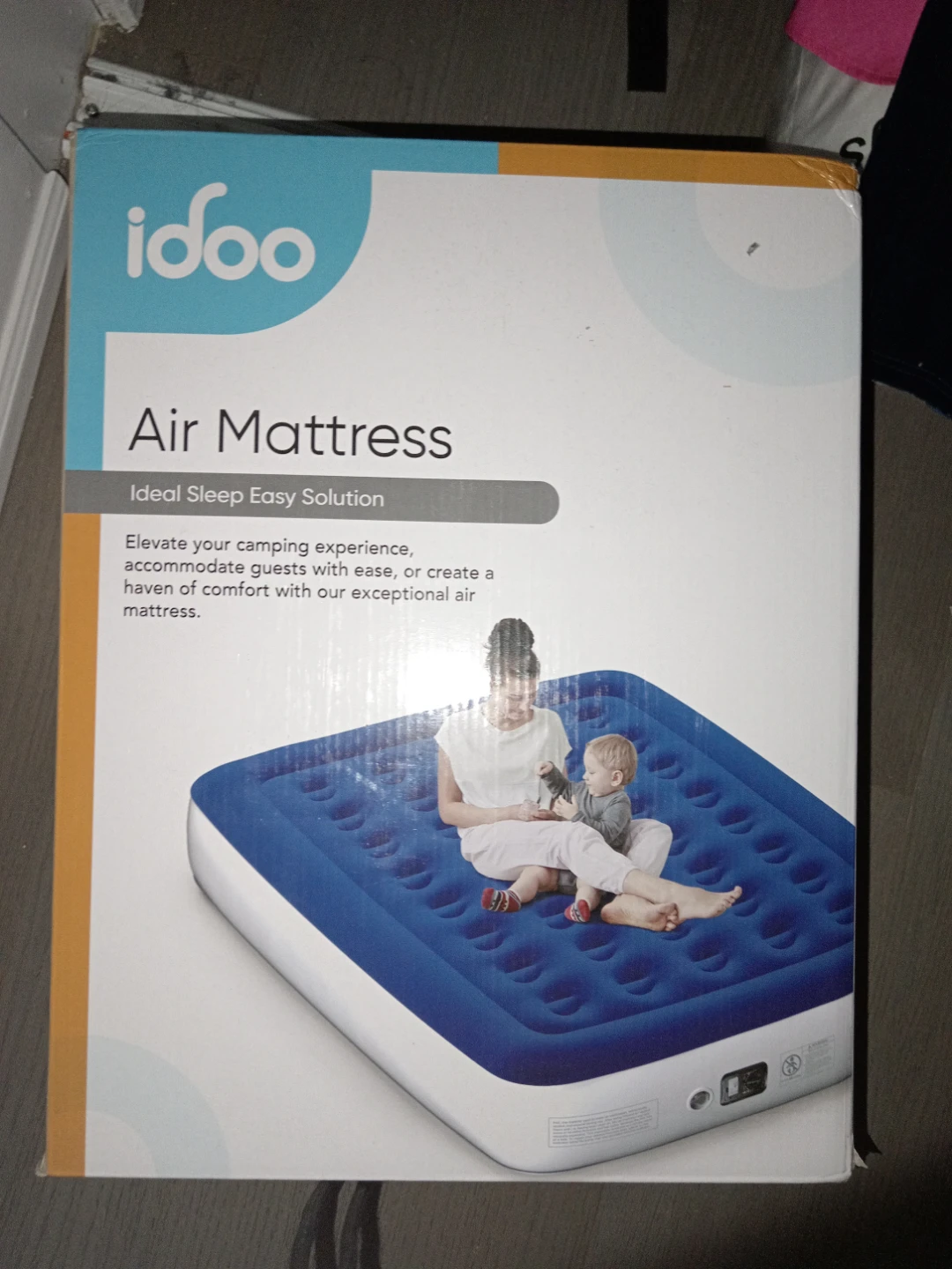 New Idoo Air Mattress (Queen) with Electric Air Pump
