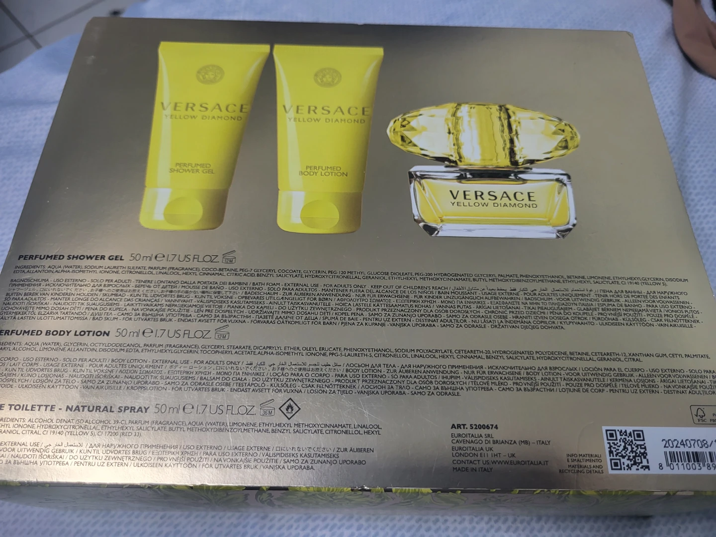 Versace Yellow Diamond Perfume Gift Set - photo 5