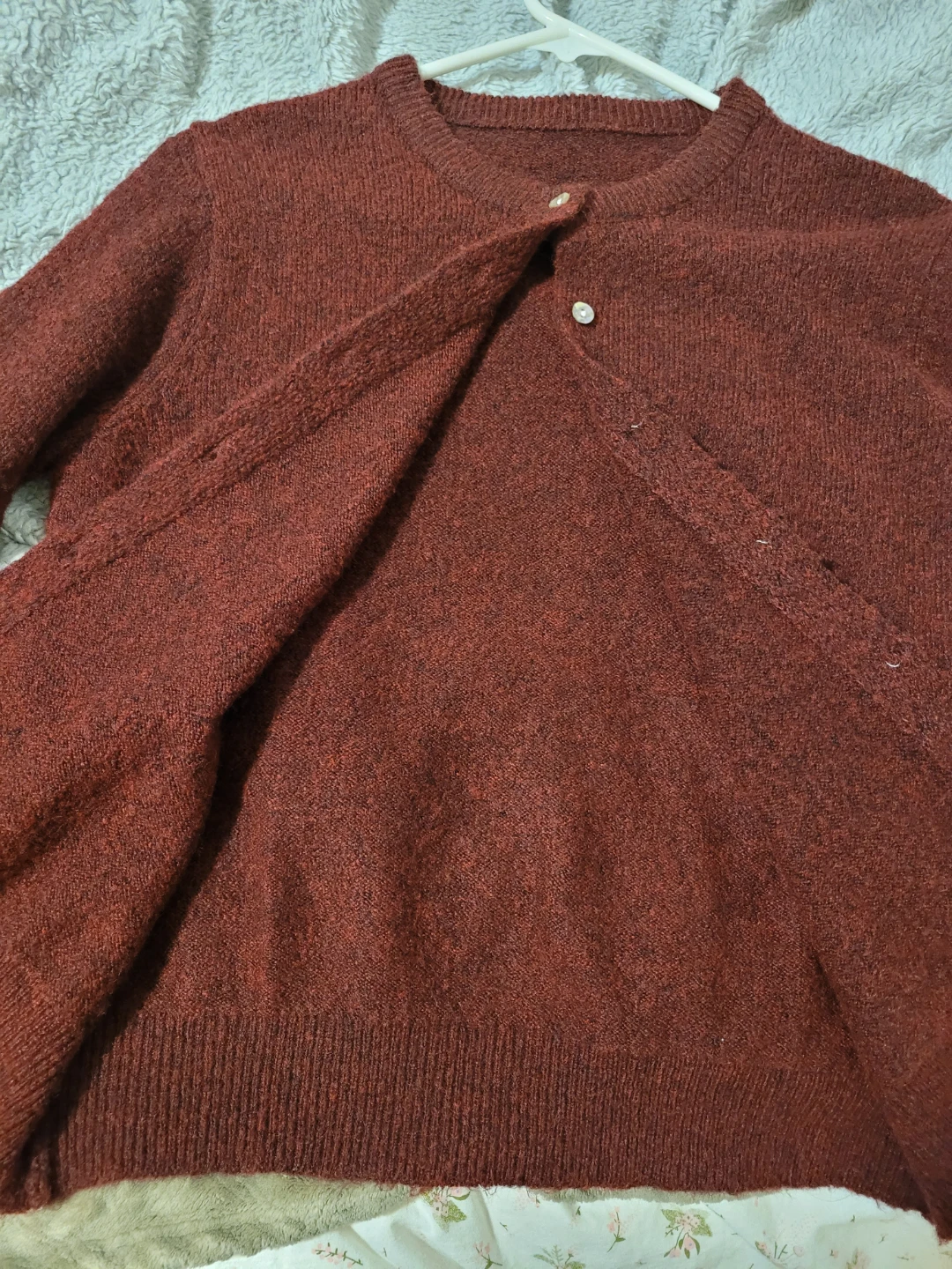 Maroon Cardigan - photo 2