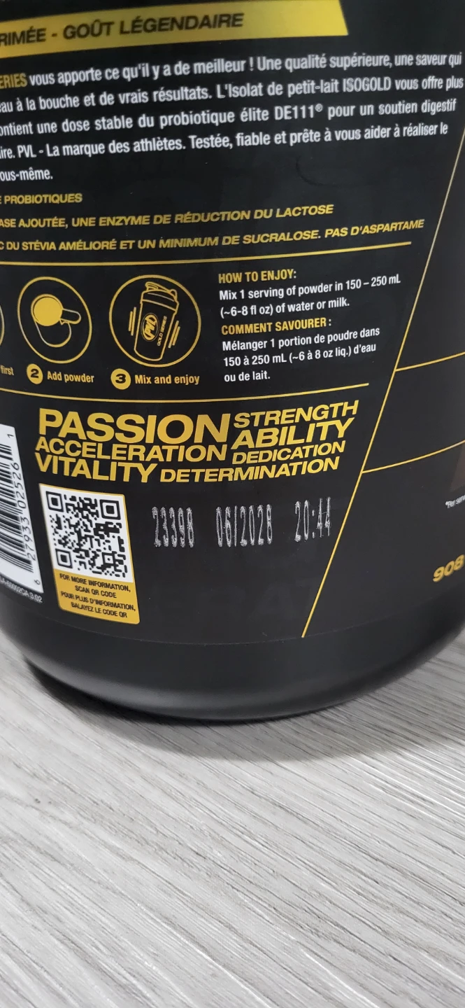 PVL ISO Gold Whey Protein Isolate - 908g - photo 4