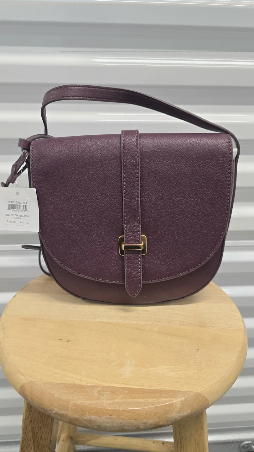 Fossil Emery Crossbody Bag - Raisin Color