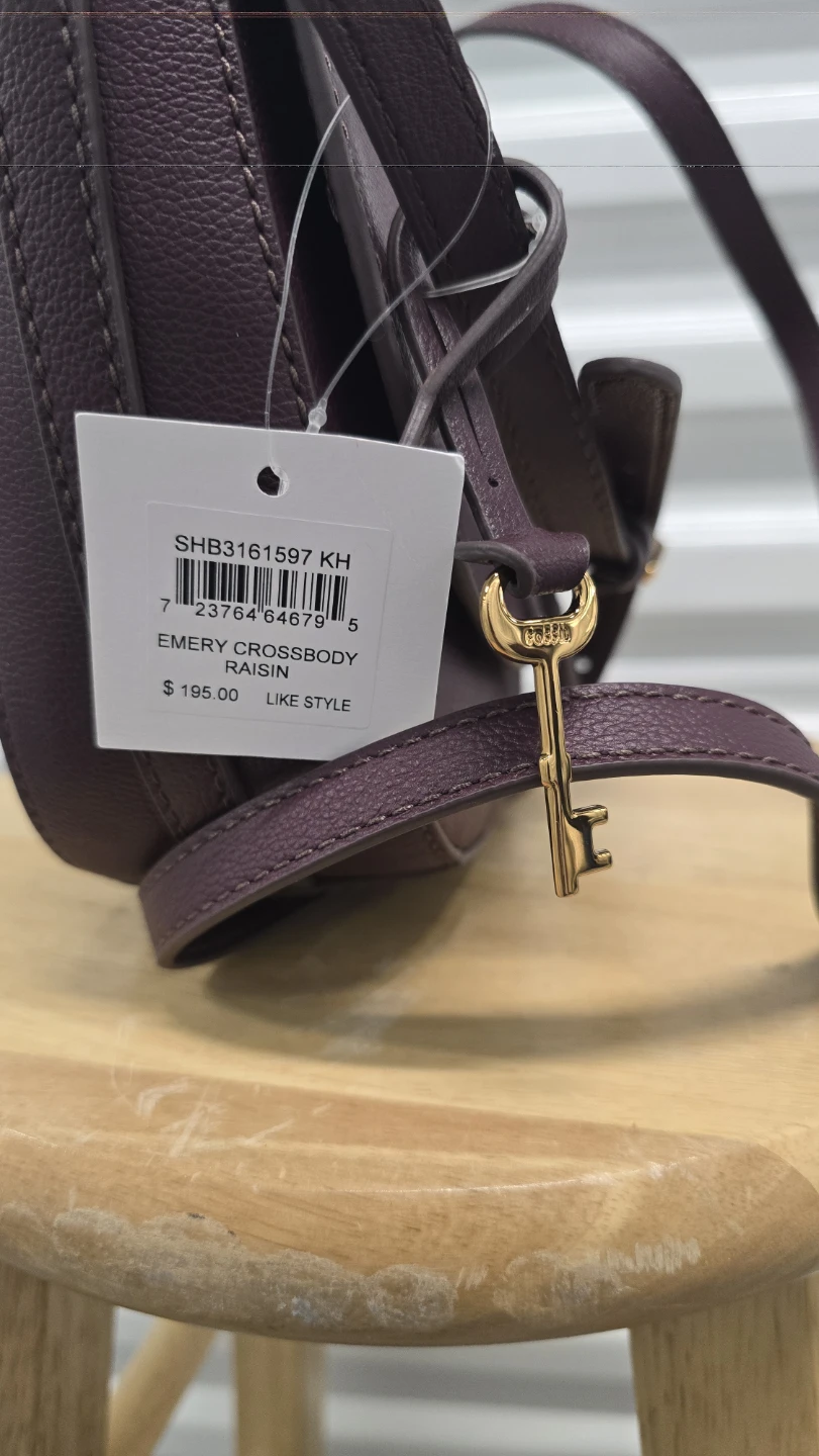 Fossil Emery Crossbody Bag - Raisin Color - photo 4