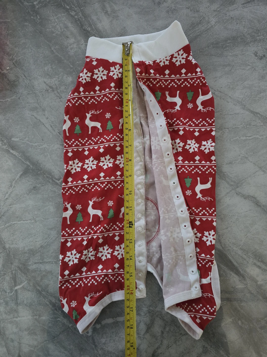 Christmas Reindeer Dog Recovery Suit - Size L - photo 3