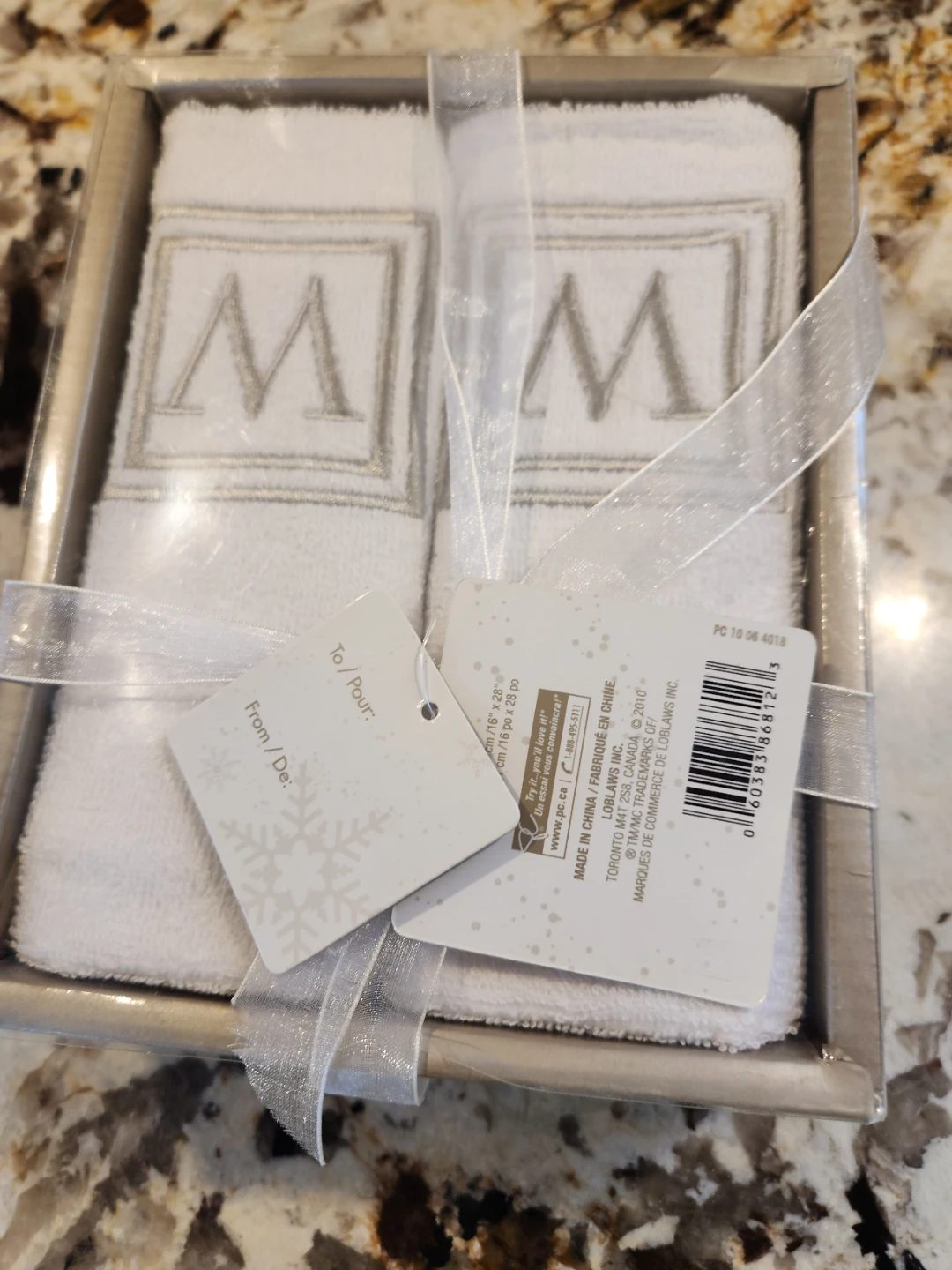 Monogrammed Hand Towels - Set of 2 - photo 3