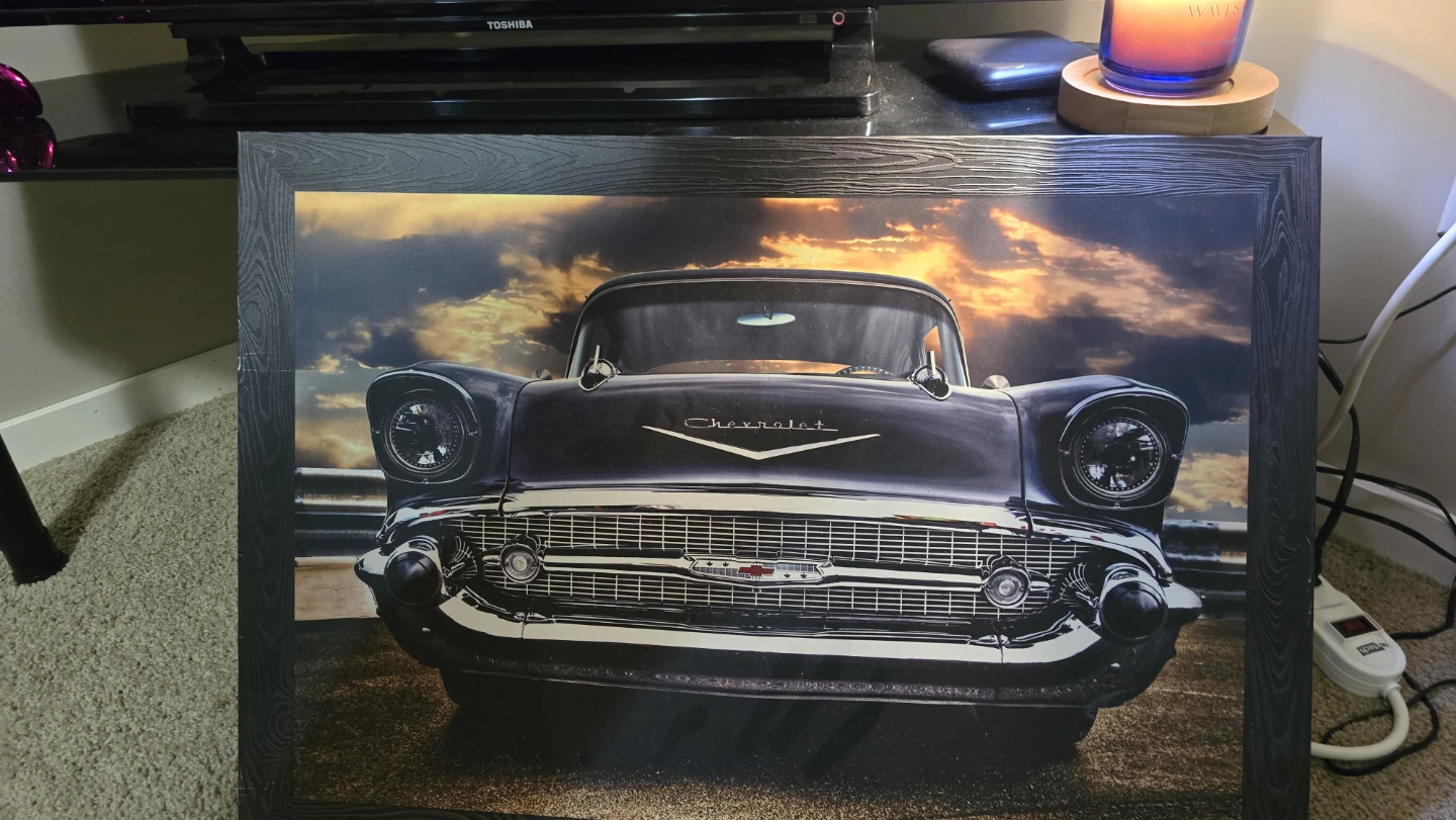 Displate '57 Chevy' Metal Poster