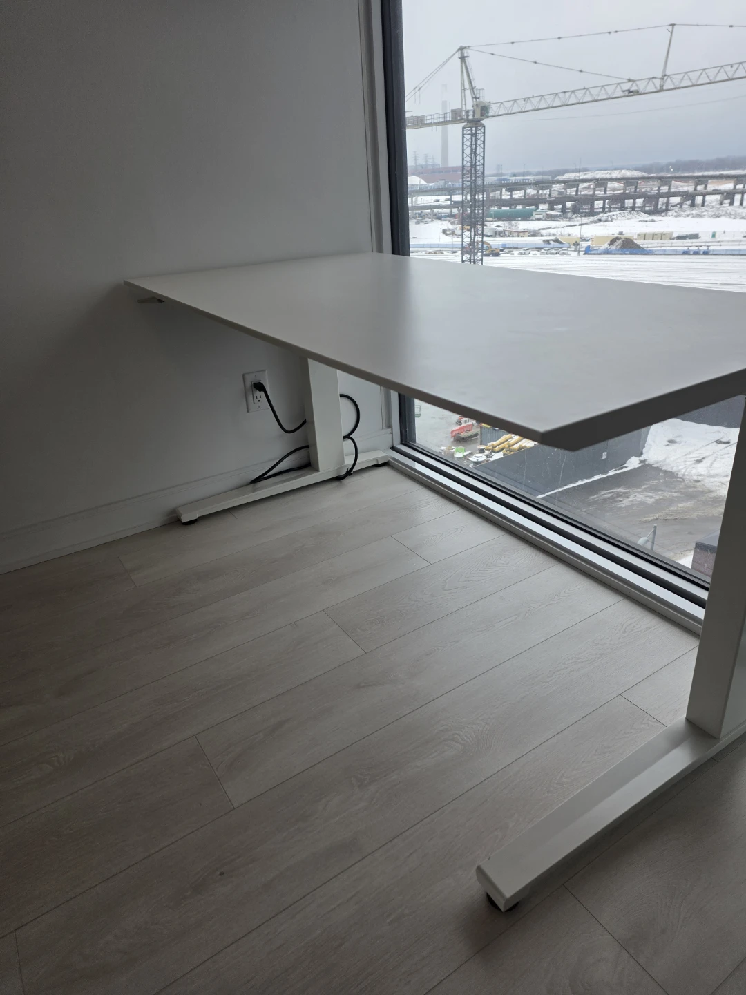Herman Miller Adjustable Height Standing Desk - White