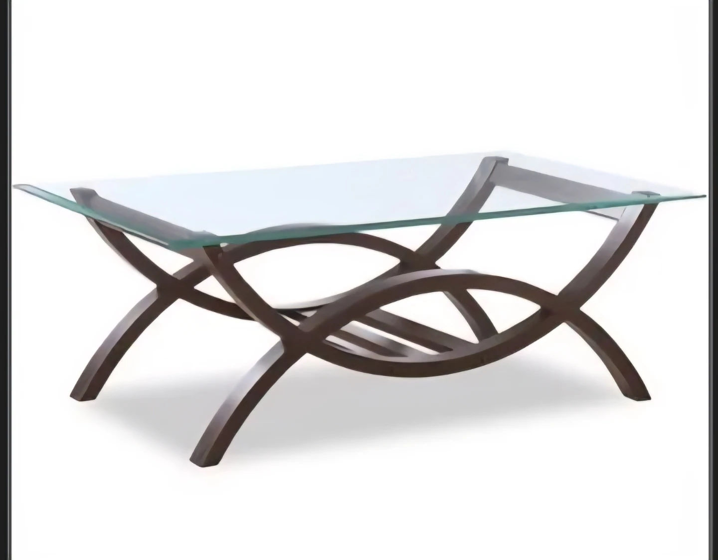 Modern Glass Coffee Table – Excellent Condition!