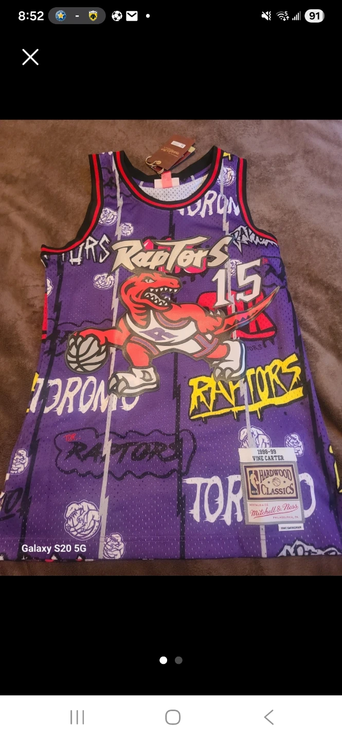 Mitchell & Ness Vince Carter Toronto Raptors Jersey