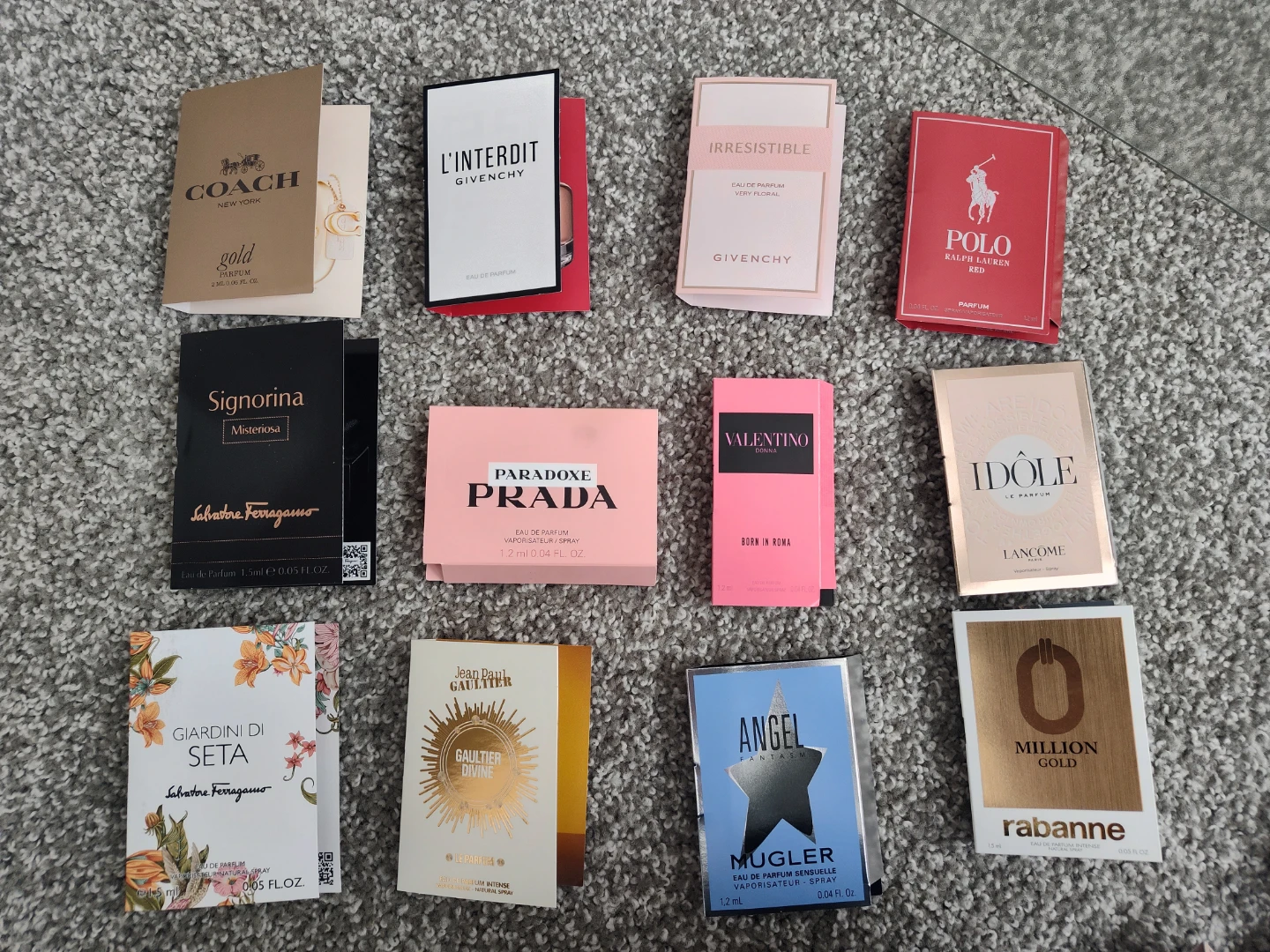BN woman perfume samples lot, 12pcs for $15