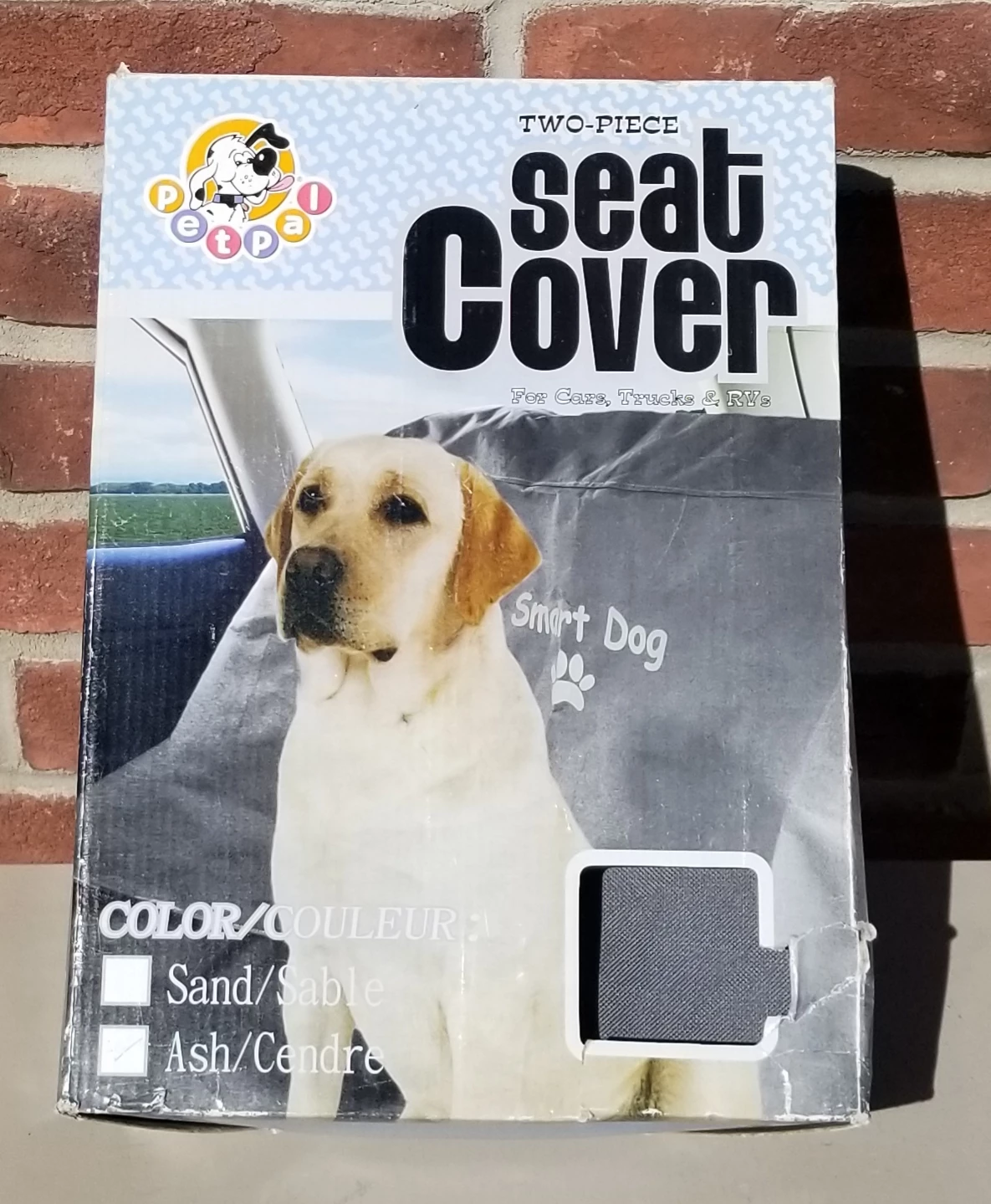 *BRAND NEW!* PETPAL TWO-PIECE SEAT COVER - Ash