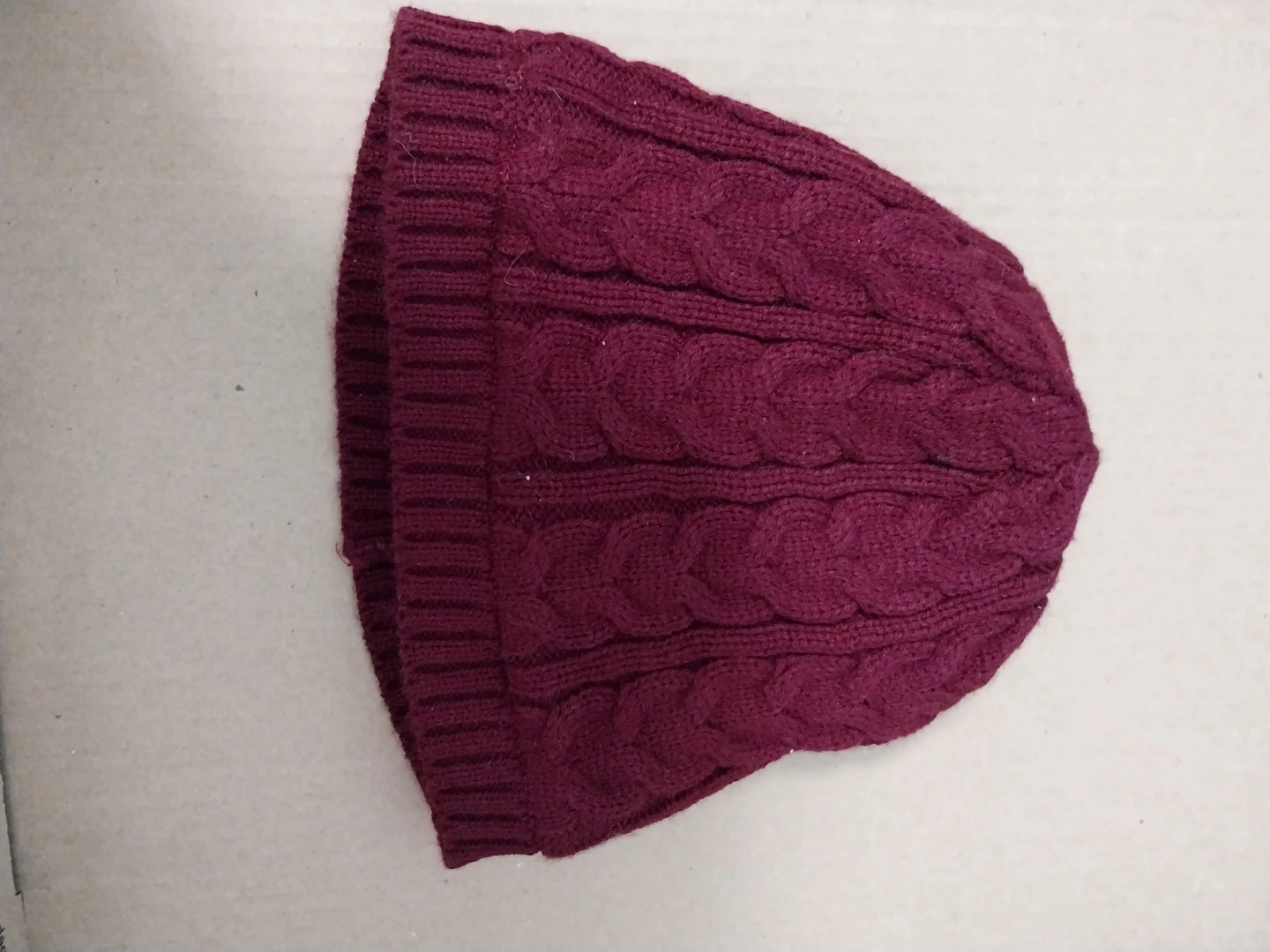 Ardene Cable Knit Beanie - Burgundy
