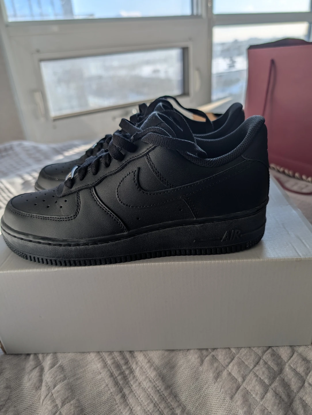 Women's black air forces - brand new - photo 2