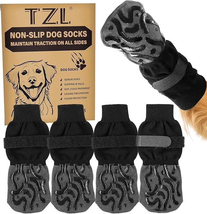 Non-Slip Dog Socks - Size L