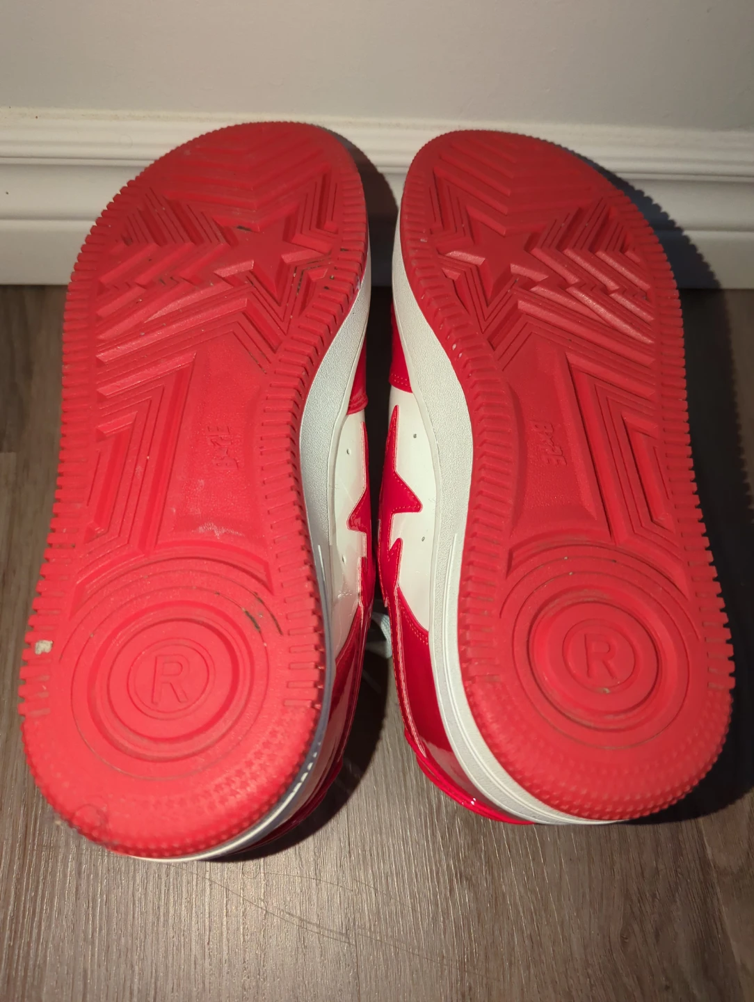 BAPE STA Red/White Sneakers - photo 5