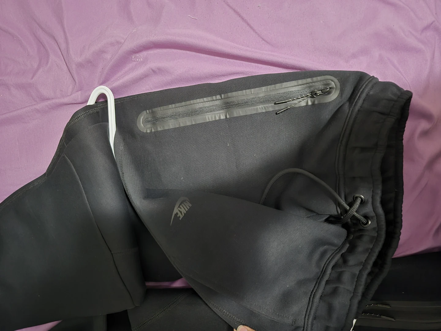 Nike Tech Fleece Black Tracksuit - Size M - photo 3
