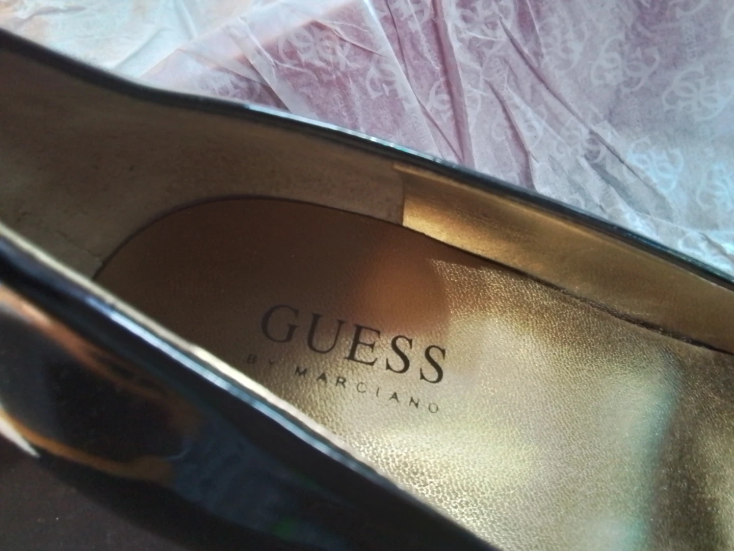 Guess by Marciano Black Patent Heels 10 New - photo 4