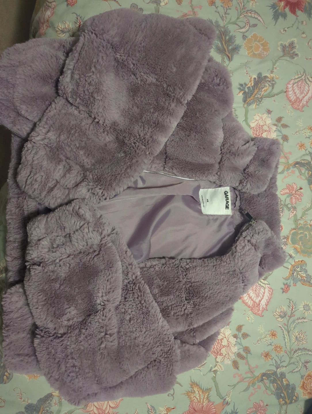Garage Purple Plush Sweater/Jacket