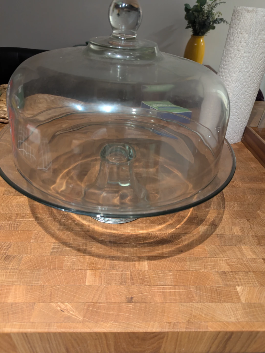 Glass Cake Stand with Dome Cover - photo 2