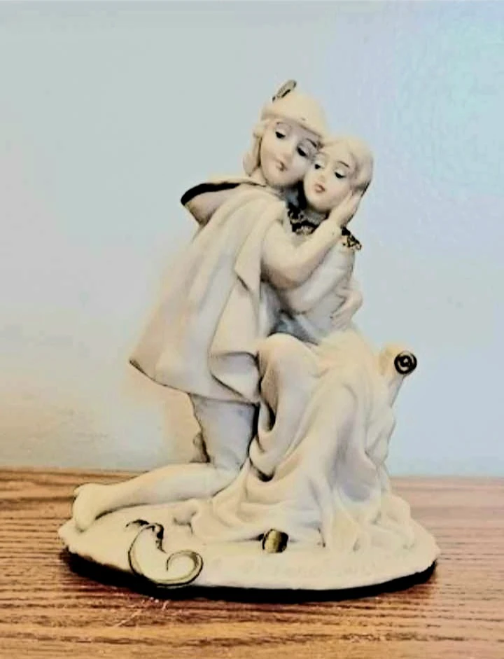 Signed Miriam Handmade Romeo and Juliet Sculpture