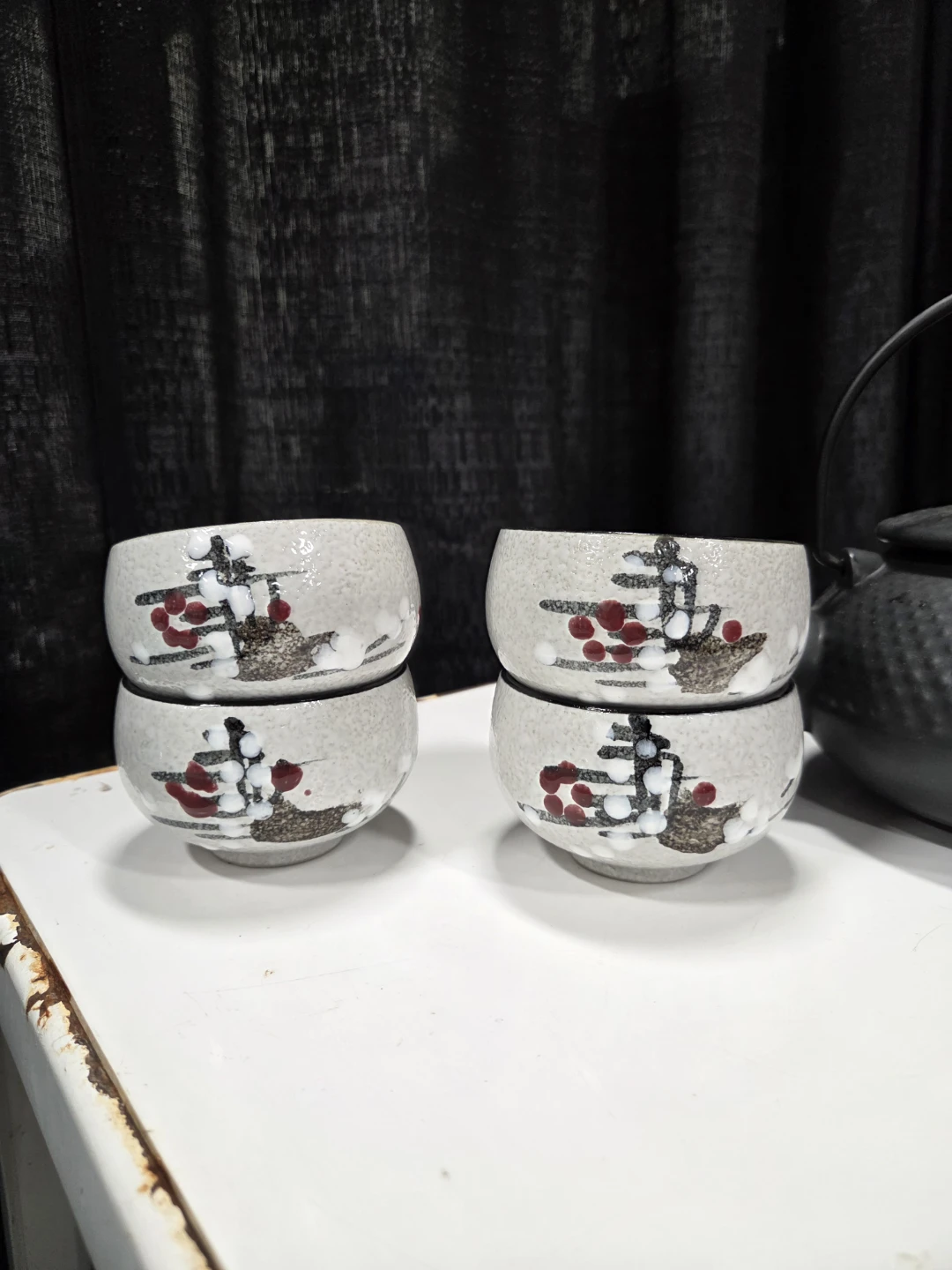 Japanese Cast Iron Tea Set - photo 3