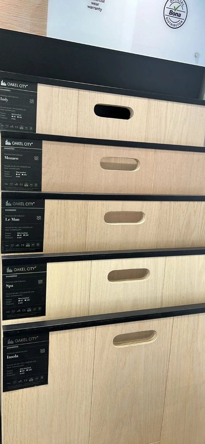 Engineered herringbone hardwood AB grade floors on sale