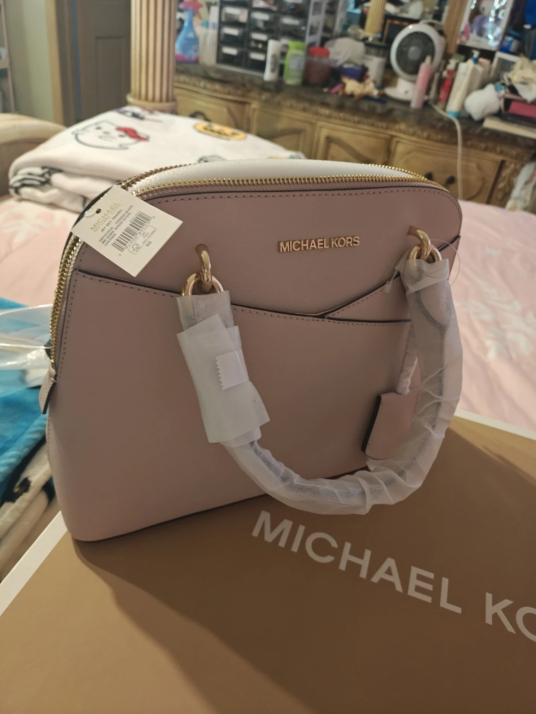 New Michael Kors Dome Satchel Bag - photo 2