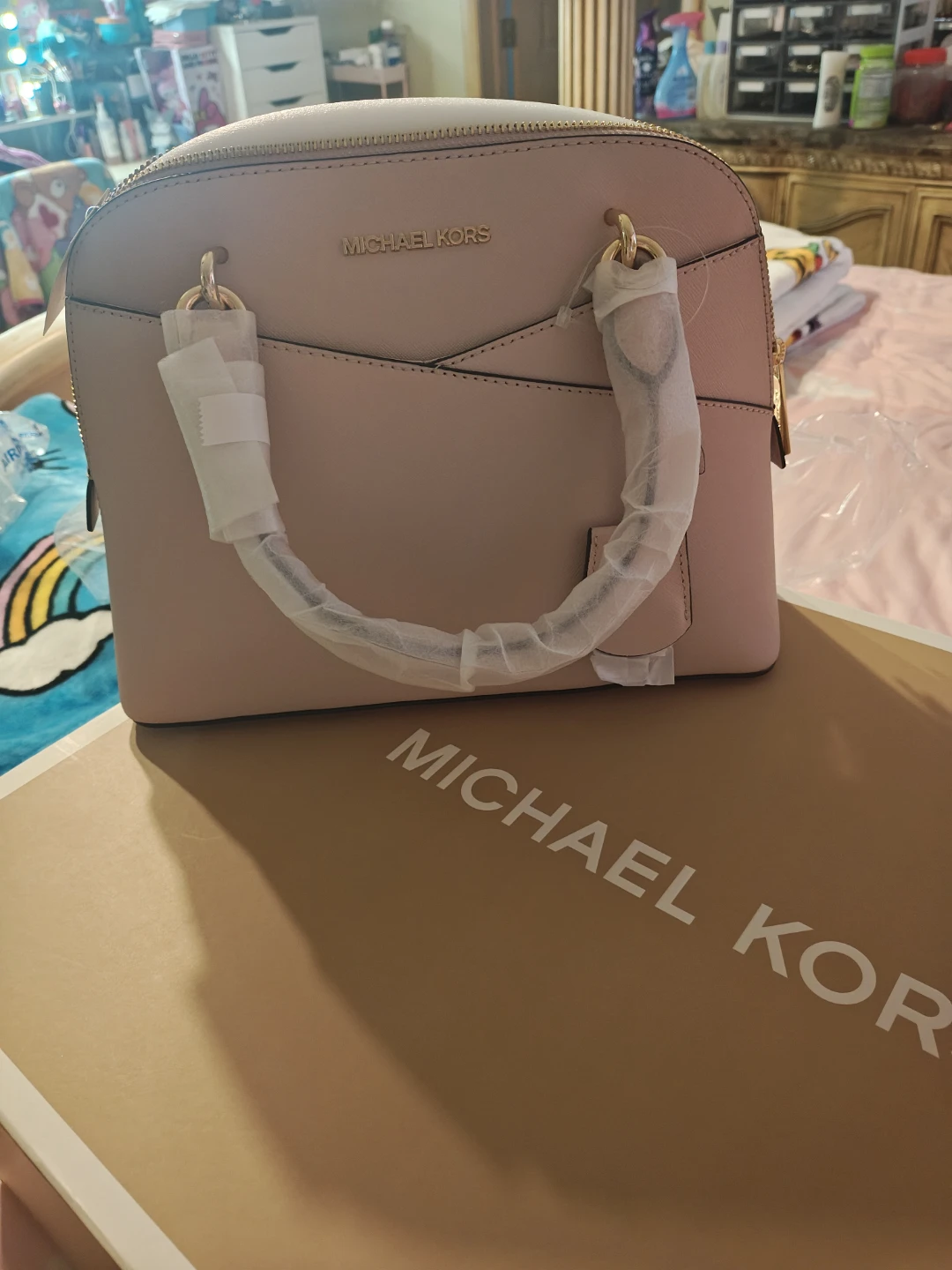 New Michael Kors Dome Satchel Bag - photo 3