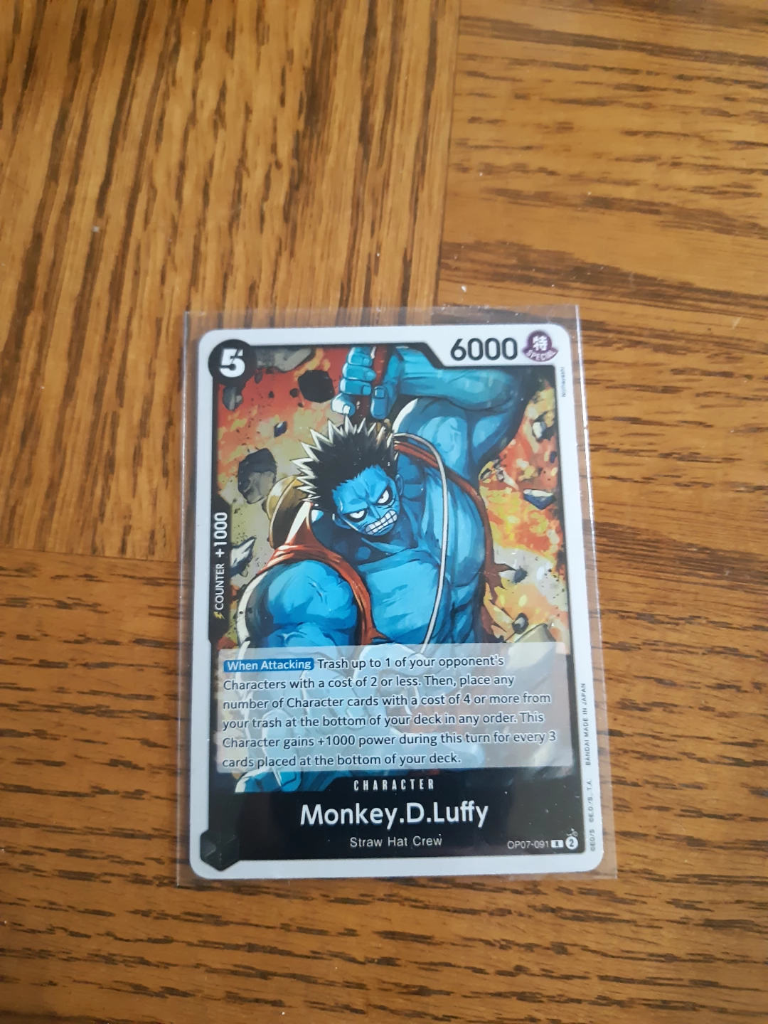 One Piece TCG Monkey D. Luffy Card
