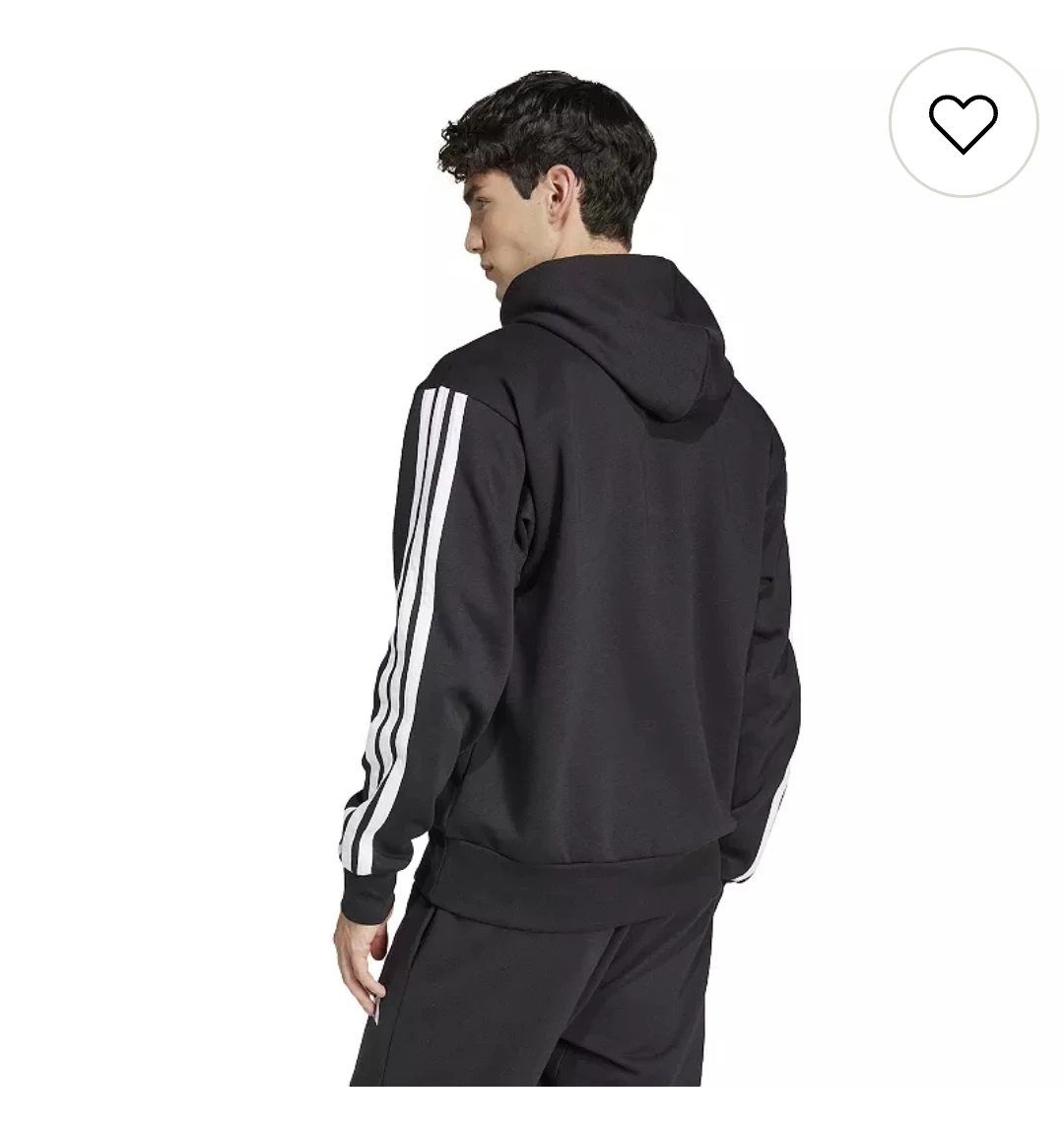 Adidas Essentials Fleece 3-Stripes Hoodie [L] - NEW! - photo 4