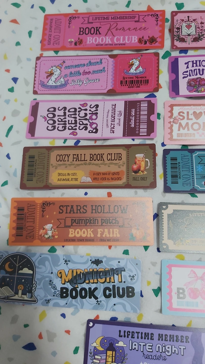 Book Club Tickets Bookmarks set - photo 3