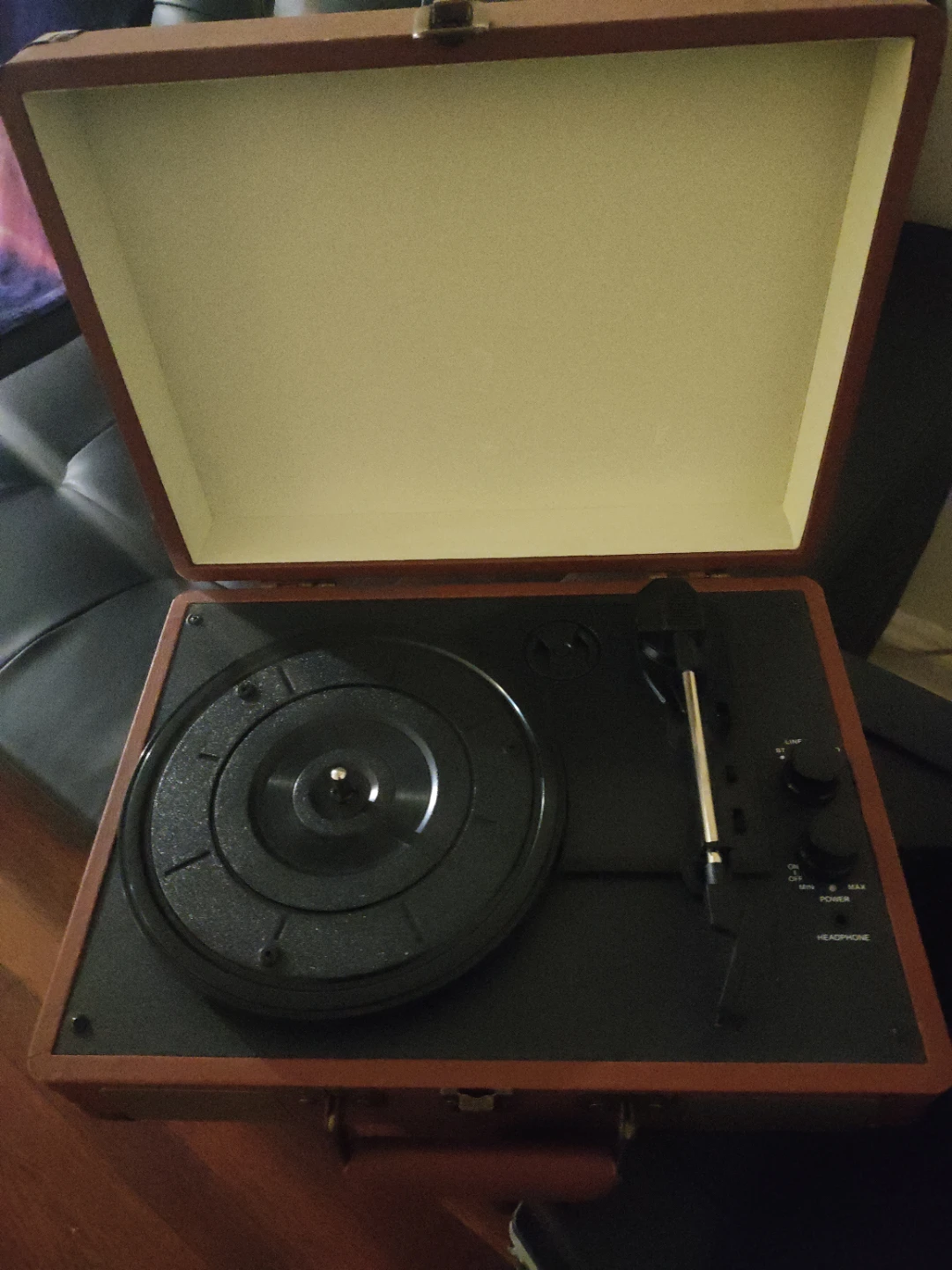 Portable Record Player Turntable - photo 2