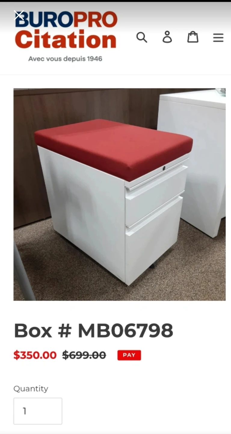 Haworth Three Leg Corner Desk. Mobile File Cabinet - photo 5