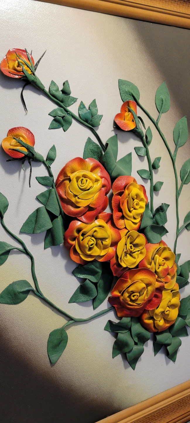 Framed Rose Wall Art