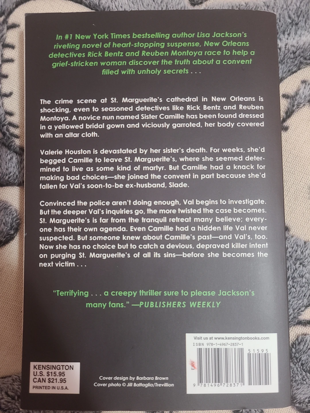 Devious: A Rick Bentz/Reuben Montoya Novel by Lisa Jackson - photo 2