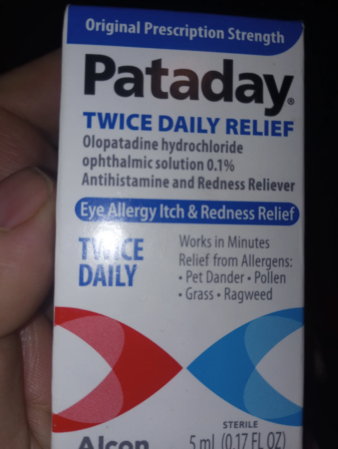 Pataday Eye Allergy Itch & Redness Relief