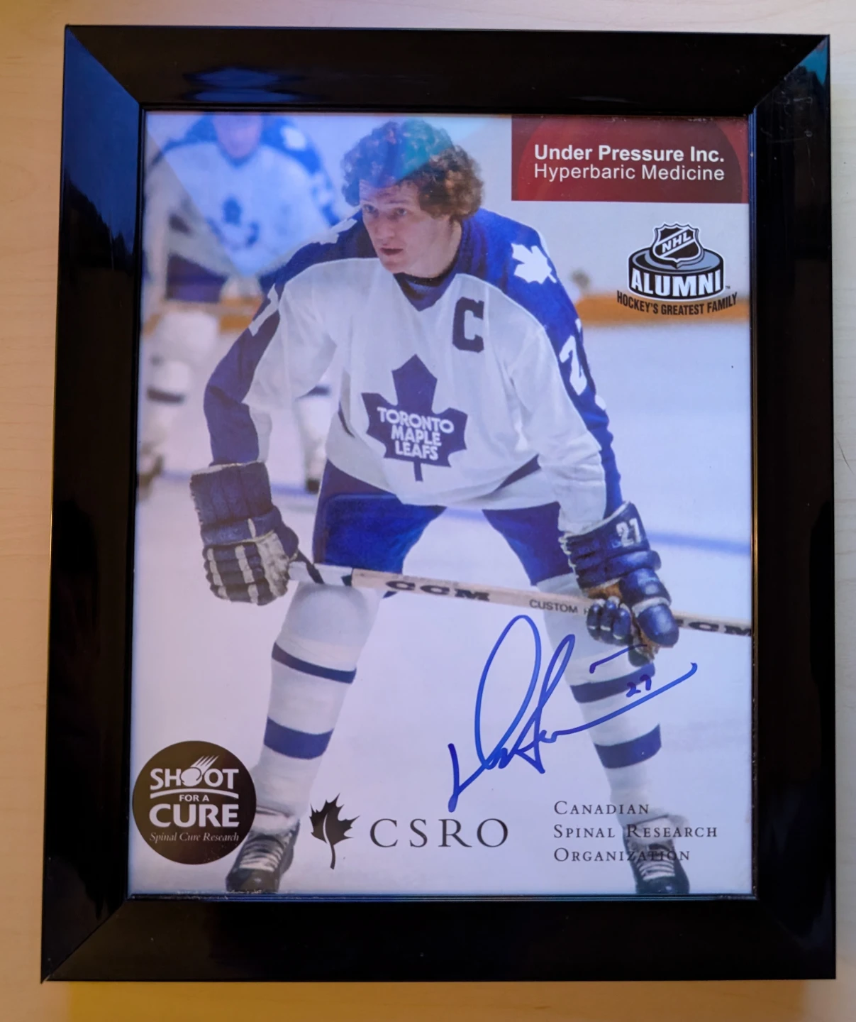 Signed Leafs Hockey Photos - Framed