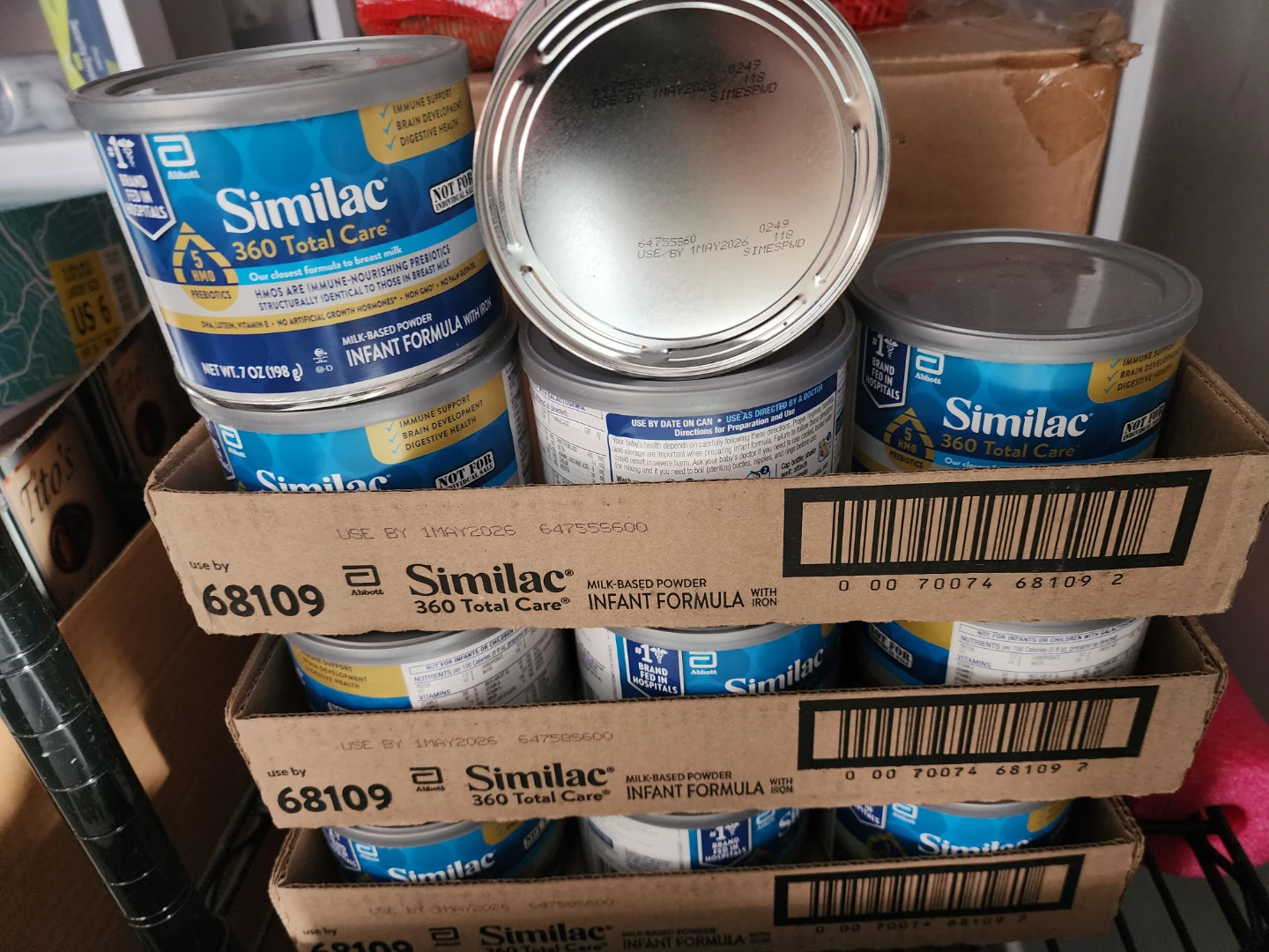 17 -Similac 360 Total Care Infant Formula - New Cans