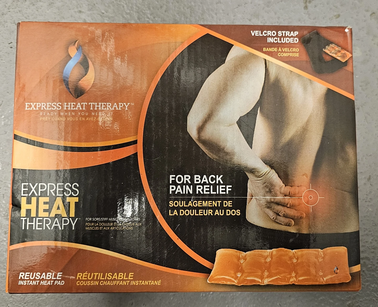 Express Heat Therapy Back Pain Relief Pad