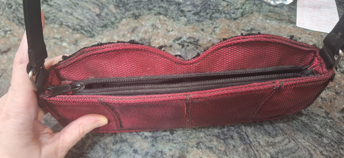 Red Corset Style Shoulder Bag - photo 4